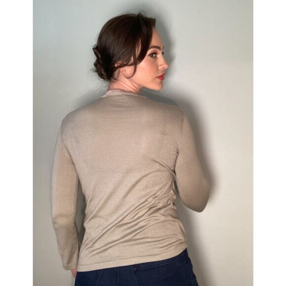 Alberta Ferretti Cashmere & Silk Cardigan Sweater Luxurious & Lovely ~ Sz M - Picture 3 of 10